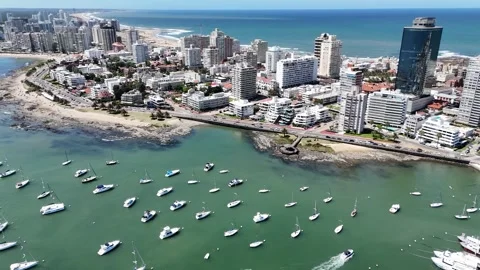 Summer Vibes in Punta del Este. Uruguay 스톡 동영상 341247463