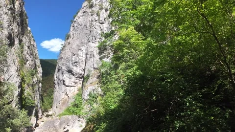 Summer view of Erma River Gorge, Bulgaria Video stock 312258955