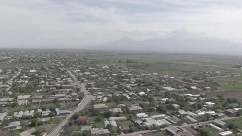 Summer  in the village drone image 7 Video stock 329938892