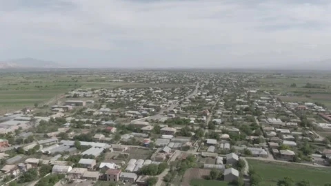 Summer  in the village drone image 8 Video stock 329938879