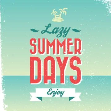 Summer Wallpaper Stock-Illustration