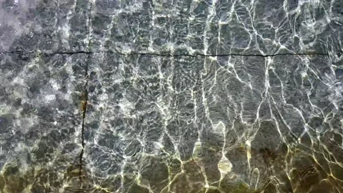 Summer water background, water drops, water reflection Stock Footage 339317898