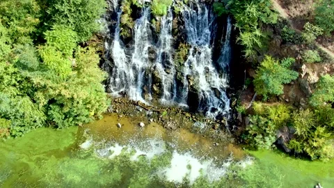 Summer waterfall Stock Footage 140743648