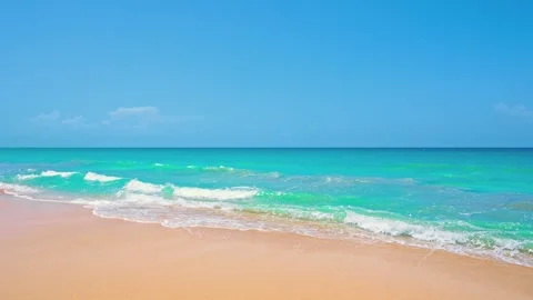 Summer wave background on Thai beach. Stock Footage 317109225