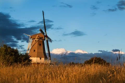 Summer windmill Stock Photos