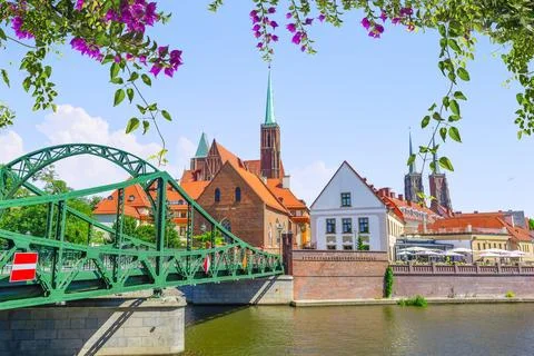 Summer in Wroclaw Stock Photos
