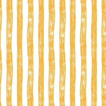 Summer yellow striped pattern, Mediterranean stripe seamless background, cute Illustrazione stock