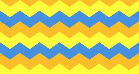 Summer zigzag pattern in bright colors Stock Illustration