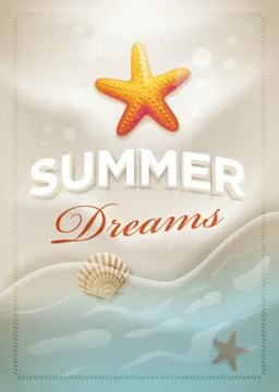 SummerDreamsPoster Stock Illustration