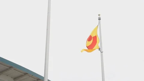 Summerfest flag Stock Footage 128532866