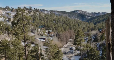 Summerhaven seen from above. Vídeo Stock 104507242