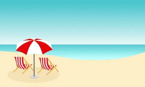 Summermbackground and template 스톡 일러스트