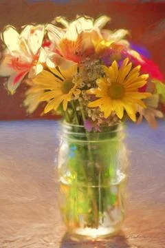 Summer's Bouquet Stock Photos