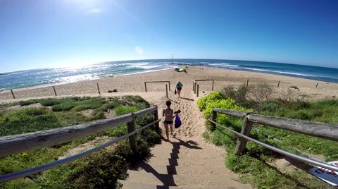 Summer's day on a Sydney beach Video stock 60660452