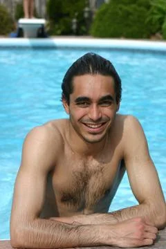 Summers at the pool Stock Photos