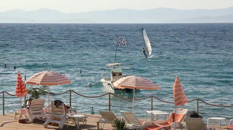 Summertime at Adriatic Sea Stock Footage 22007801