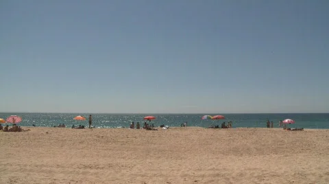 Summertime in beach Stock Footage 136072