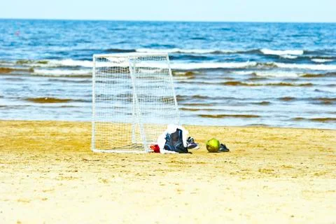 Summertime on the beach Stock Photos