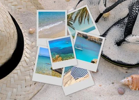 Summertime on the beach Stock Photos