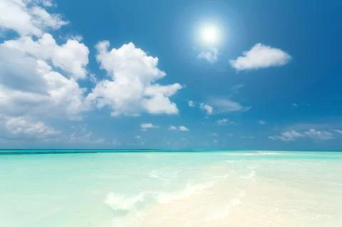 Summertime at the beach Stock Photos