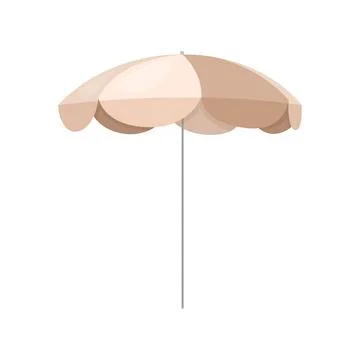 Summertime beach umbrella Stockillustratie