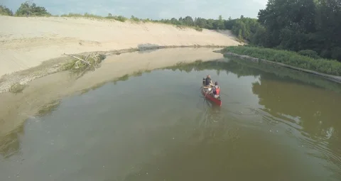 Summertime Canoeing  Vídeo Stock 90544646