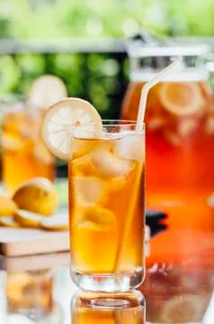 Summertime Iced Tea Stock Photos