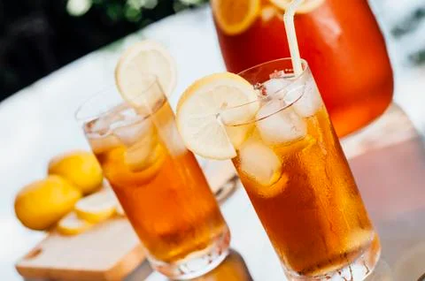 Summertime Iced Tea Stock Photos