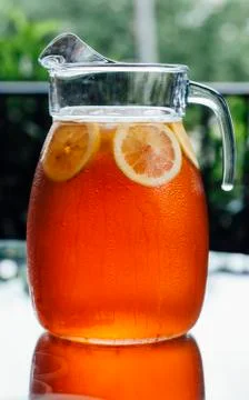 Summertime Iced Tea Stock Photos