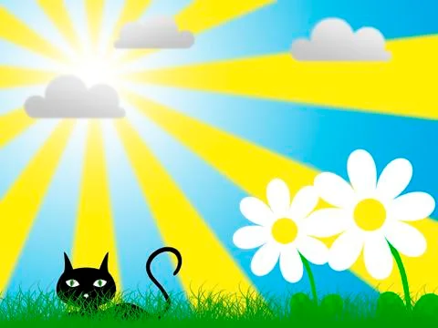 Summertime Illustrazione stock