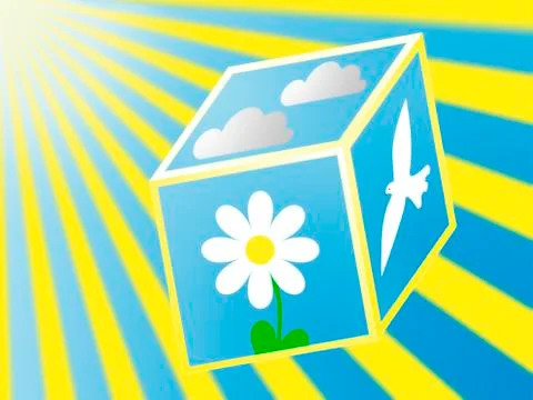 Summertime Illustrazione stock