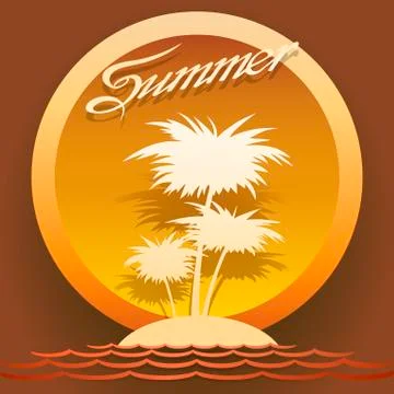 Summertime Stock Illustration