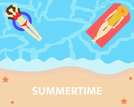Summertime Stock Illustration