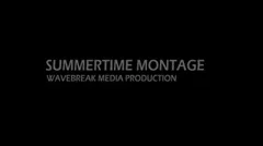 Summertime montage Stock After Effects