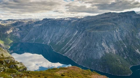 Summertime Norwegian Landscape Stock Footage 118520411