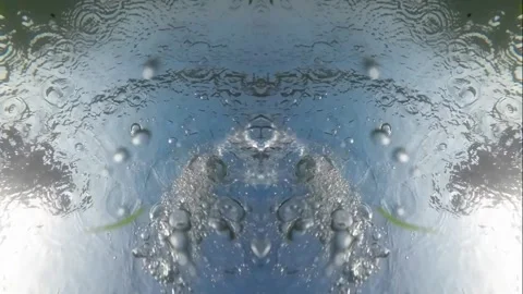 Summetrical Underwater Reflections 스톡 동영상 284990166