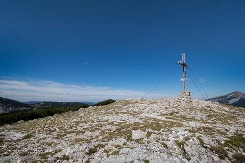 Summit Cross Stock Photos
