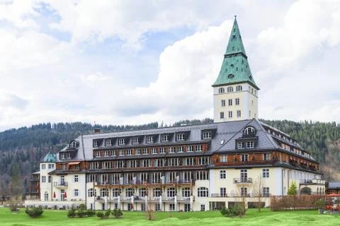 Summit G8 will be held in summer 2015 at Schloss Elmau Stock-Fotos