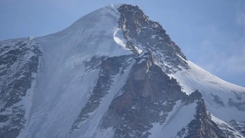Summit Gran paradiso Stock Footage 91687880
