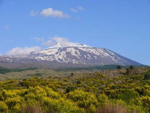 The summit of Mount Etna Foto stock