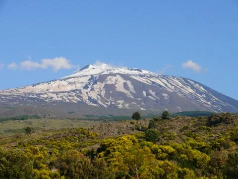 The summit of Mount Etna Foto stock
