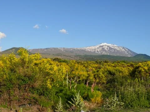 The summit of Mount Etna Foto stock