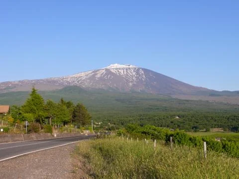 The summit of Mount Etna Foto stock