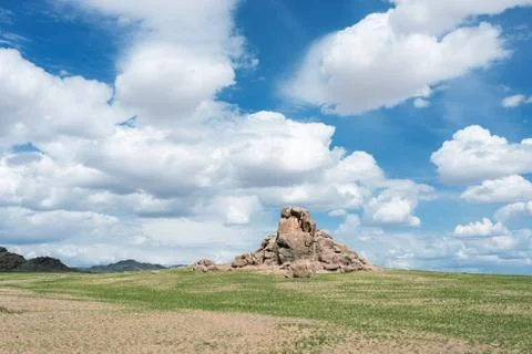 Summit mountain terrain Stock Photos
