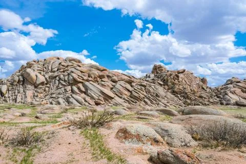 Summit mountain terrain Stock Photos