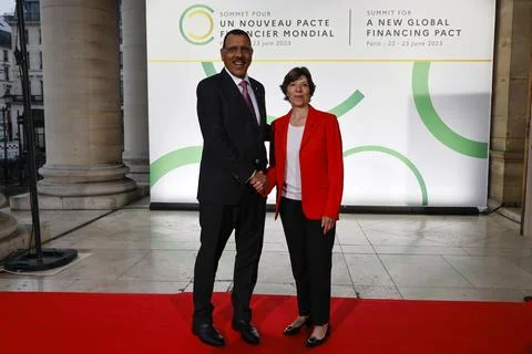 Summit for a new global financing pact in Paris, France - 22 Jun 2023 Foto stock