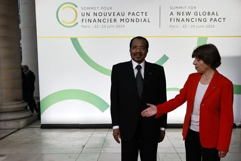 Summit for a new global financing pact in Paris, France - 22 Jun 2023 Stock Photos