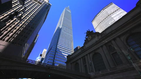 Summit One Vanderbilt Opens To The Public In Midtown Manhattan Oct. 21 2021 NYC Stock-Footage 163567007