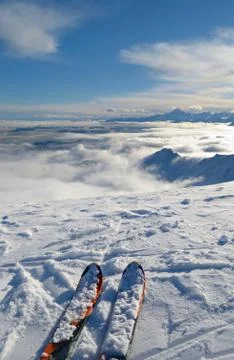 On the summit Stock Photos