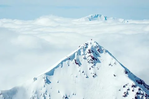 On the summit Stock Photos